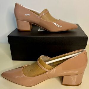 NIB LUCCIE MARY JANE PUMP  Nude 5.5